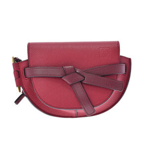 Loewe Gate Red Calfskin Shoulder Bag
